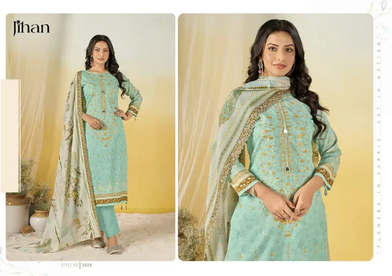 Crafted Elegance By Jihan Cotton Dupatta Salwar Suits Wholesale Shop In Surat